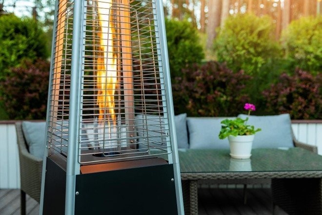 The Athena Gas Flame Garden Heater